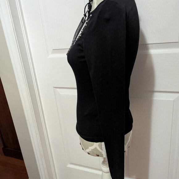 Punk Rave Ladies Black XS/S Long Sleeved Shirt - Picture 6 of 7